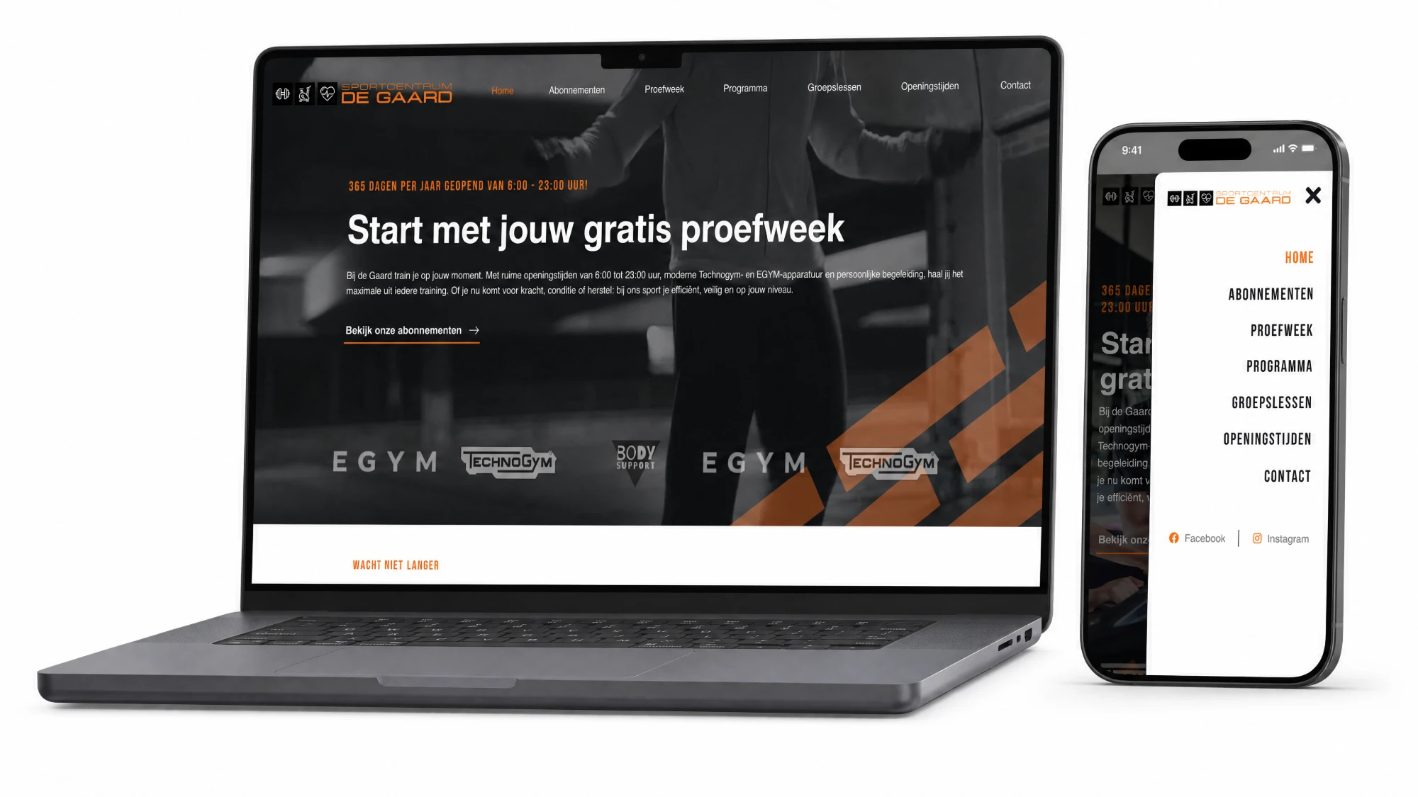 Sportcentrum De Gaard: Website